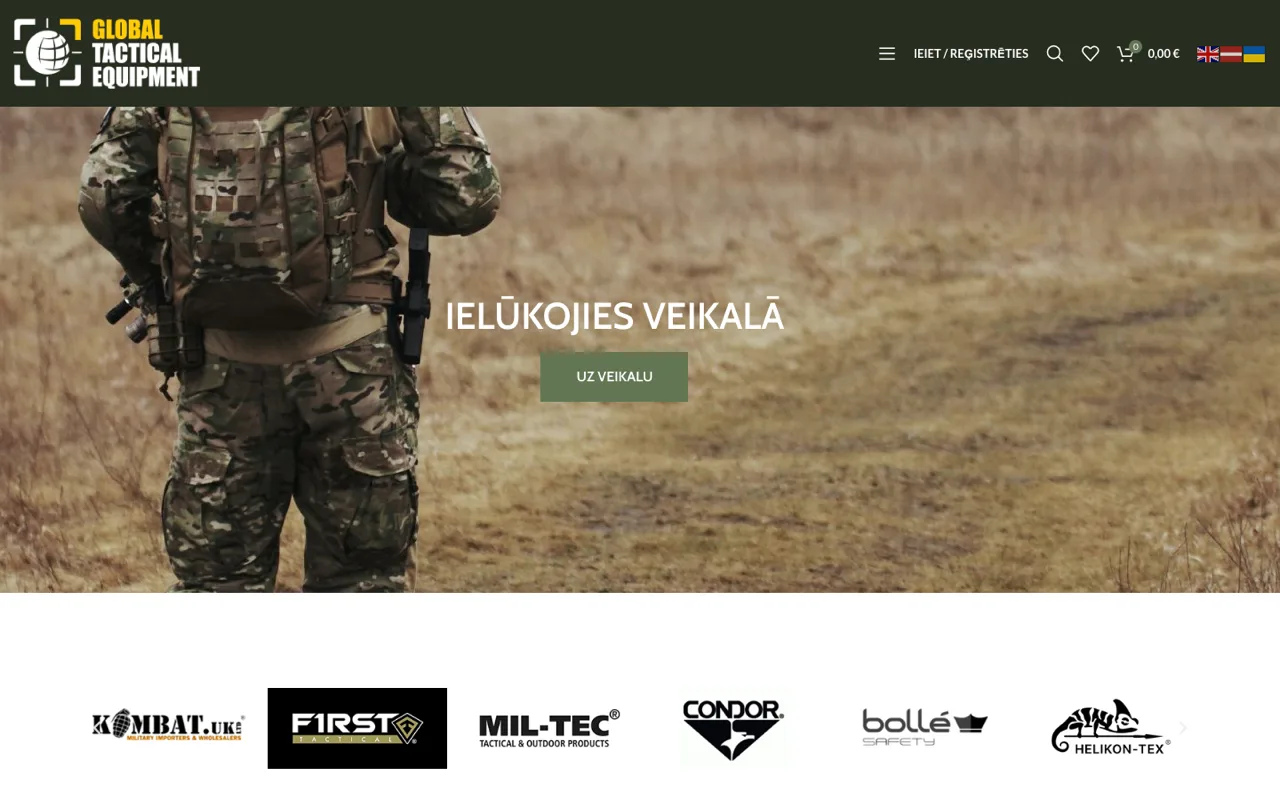 Global Tactical website - built by ROIS