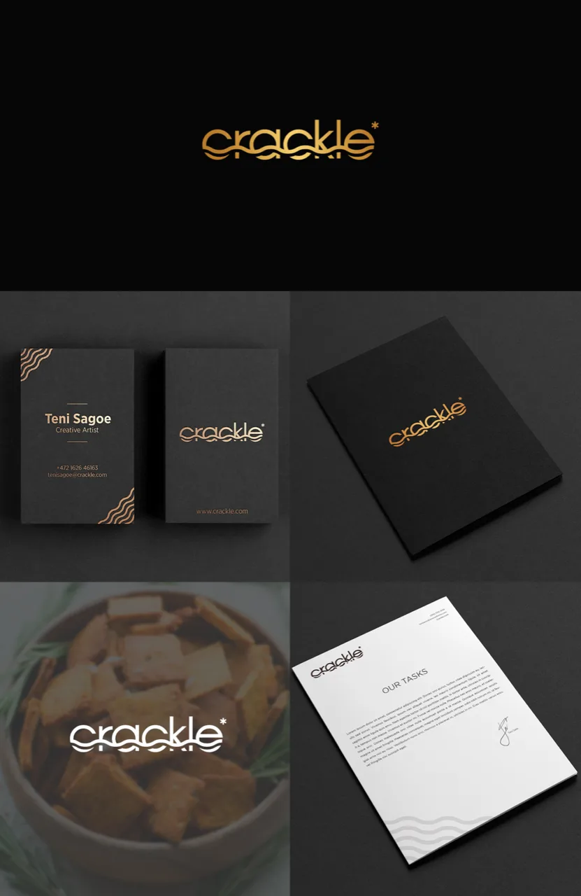 Crackle - brand identity - ROIS graphic design