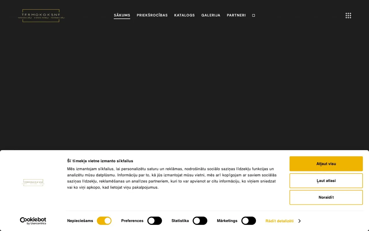 Termokoksne website - built by ROIS